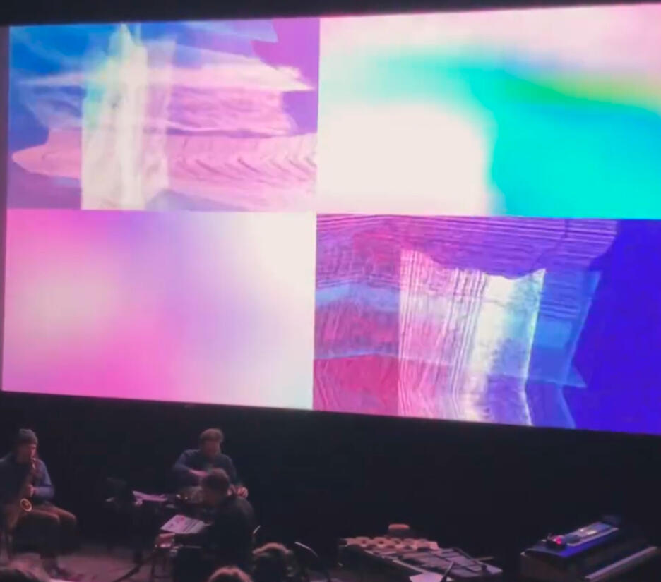 Audio Visual performance at Kan Kan Cinema Audio Visual performance at Kan Kan Cinema